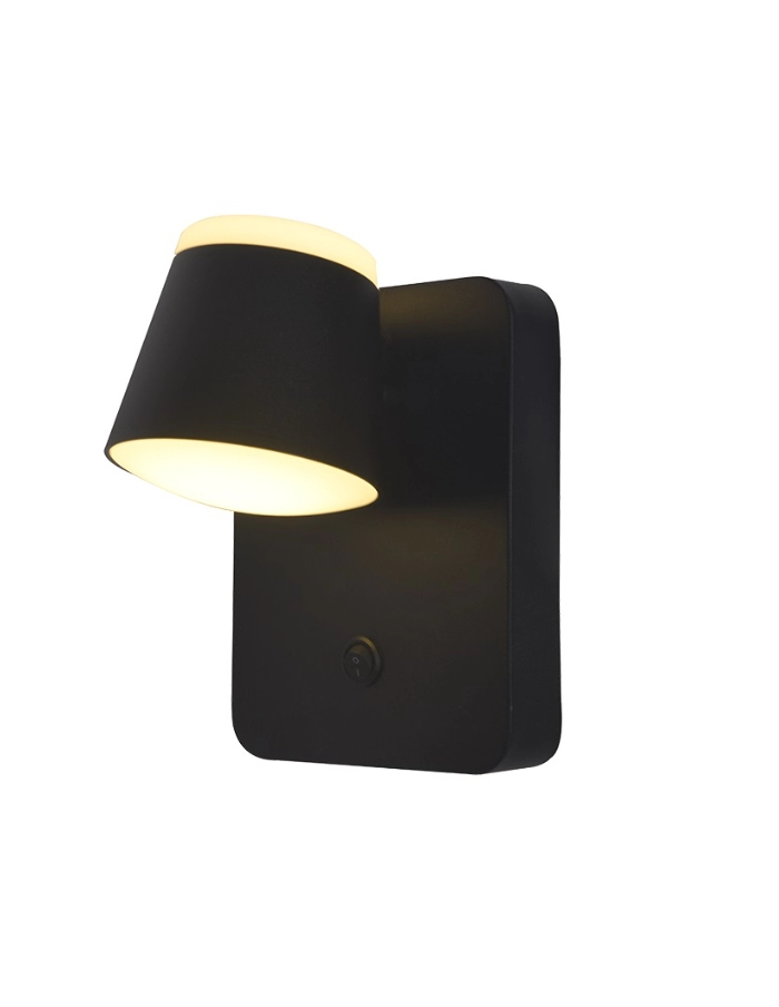 Aplique LED de Pared Teyla 8W Markas Iluminación Negro